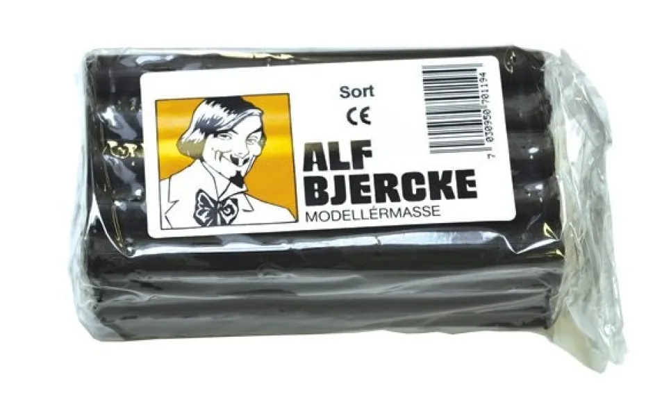 Alf Bjercke Modellermasse Sort