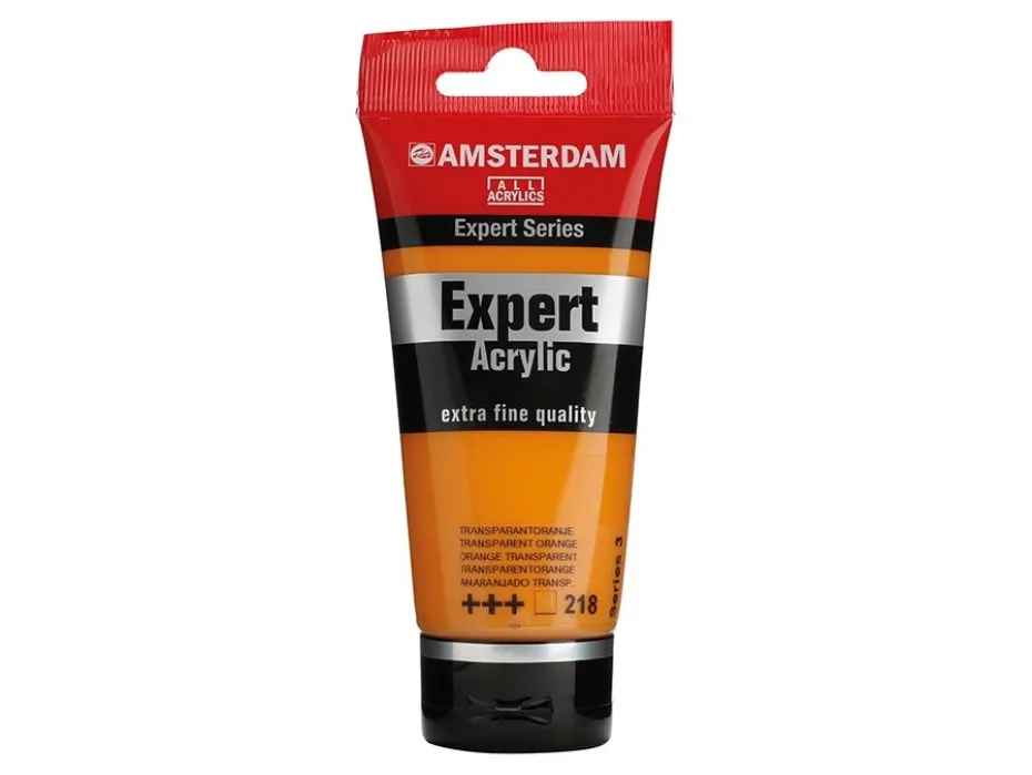 Amsterdam Expert Akryl 75ml – 218 transp. orange
