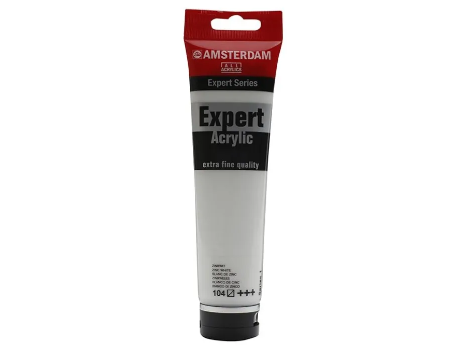 Amsterdam Expert Akryl 150ml – 104 zinc white