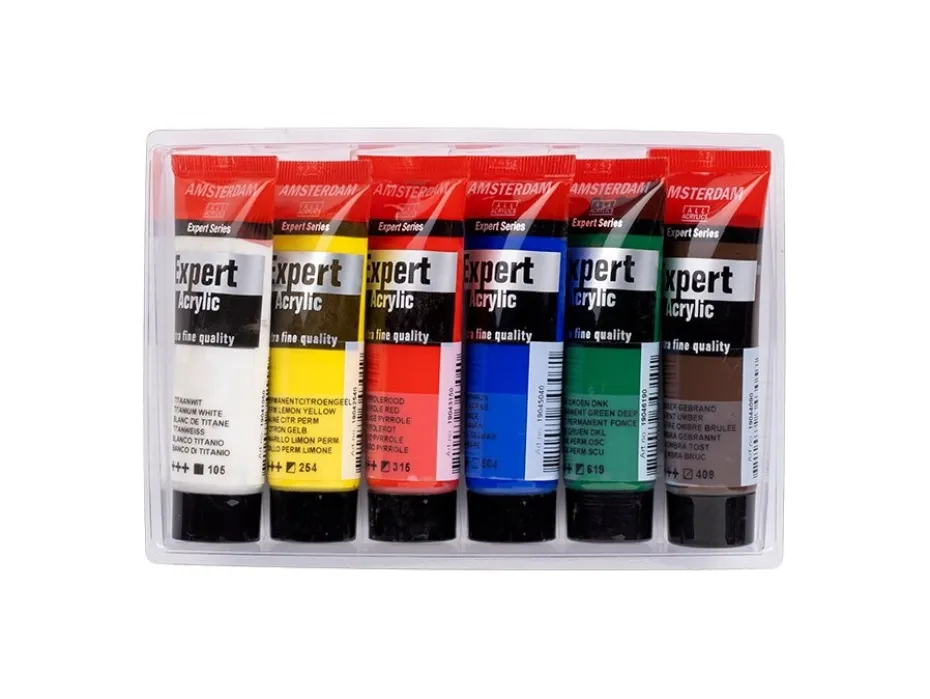 Amsterdam Expert Akryl Sett – 6x20ml