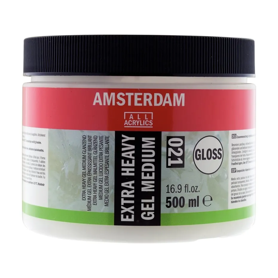 Amsterdam Extra Heavy Gel Medium Glossy 021 – 500ml