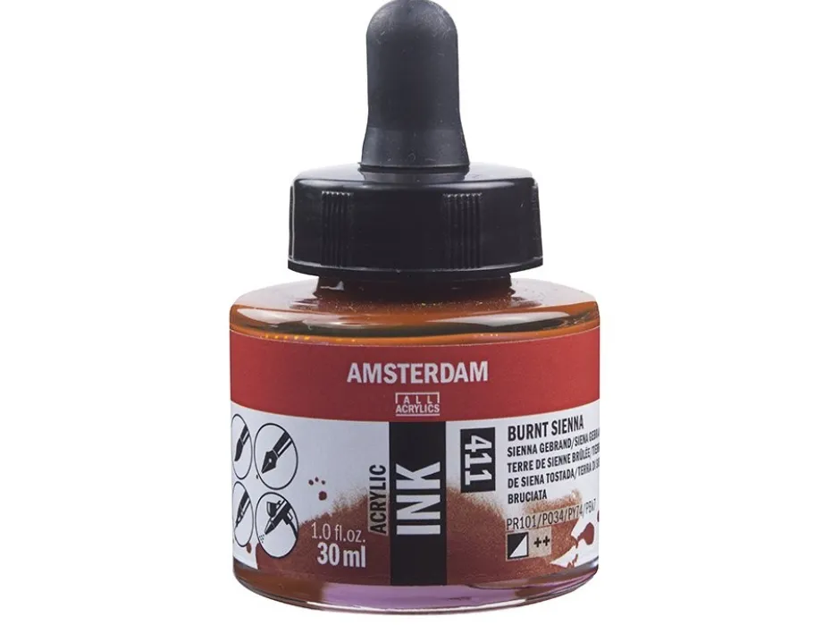 Amsterdam Ink 30ml – 411 Burnt sienna