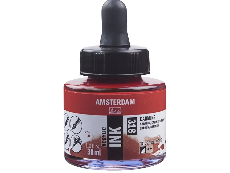 Amsterdam Ink 30ml – 318 Carmine