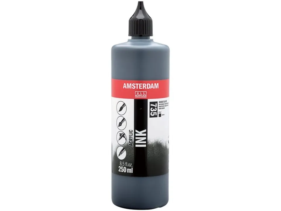 Amsterdam Ink 250ml – 735 Oxide Black