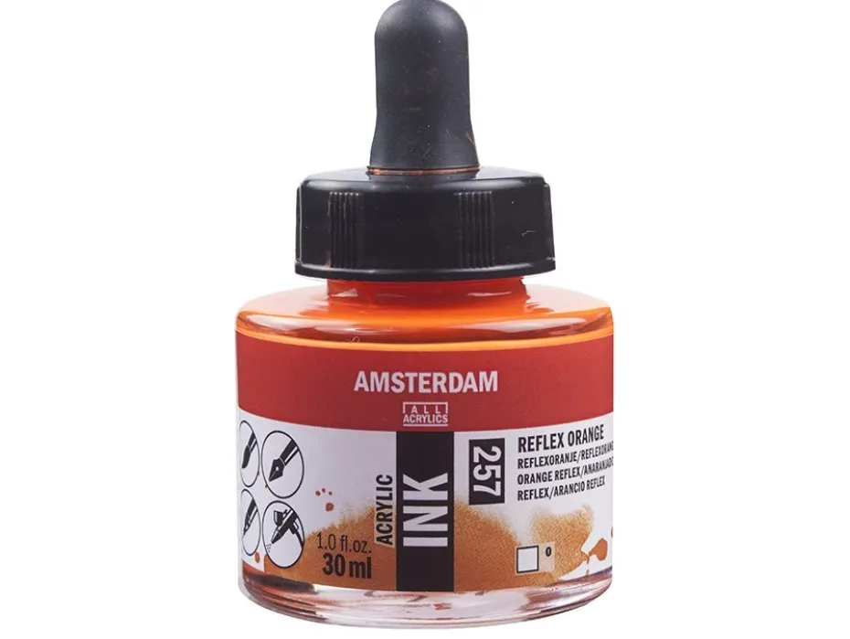 Amsterdam Ink 30ml – 257 Reflex Orange