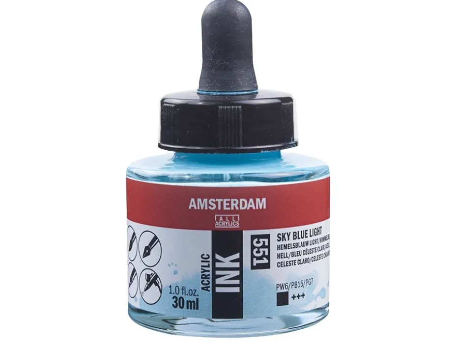 Amsterdam Ink 30ml – 551 Sky Blue Light