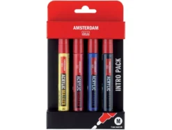 Amsterdam Marker – Basic set – 4mm – 4 stk