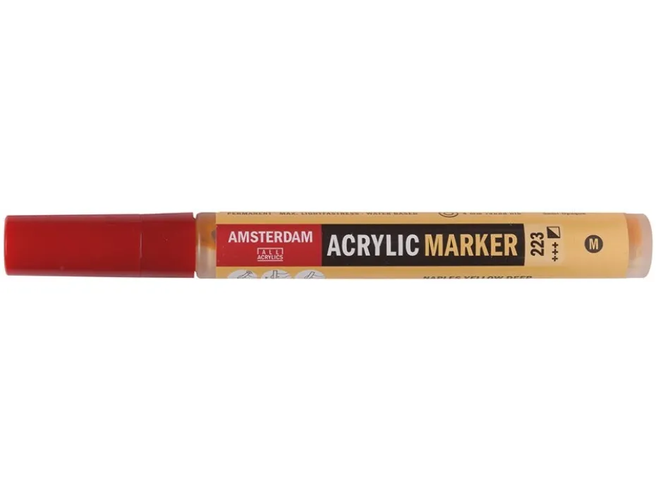 Amsterdam Marker 4mm – 223 Naples Yellow Deep
