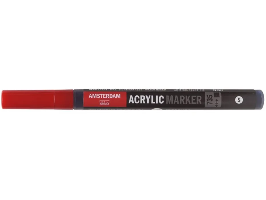 Amsterdam Marker 2mm – 735 Oxide black