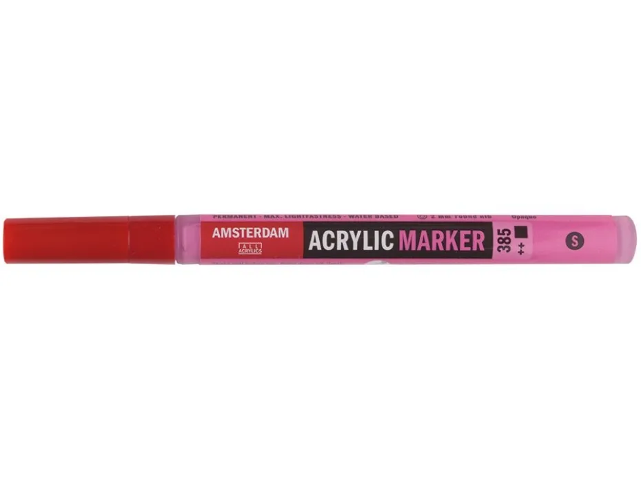 Amsterdam Marker 2mm – 385 Quinacridone rose light