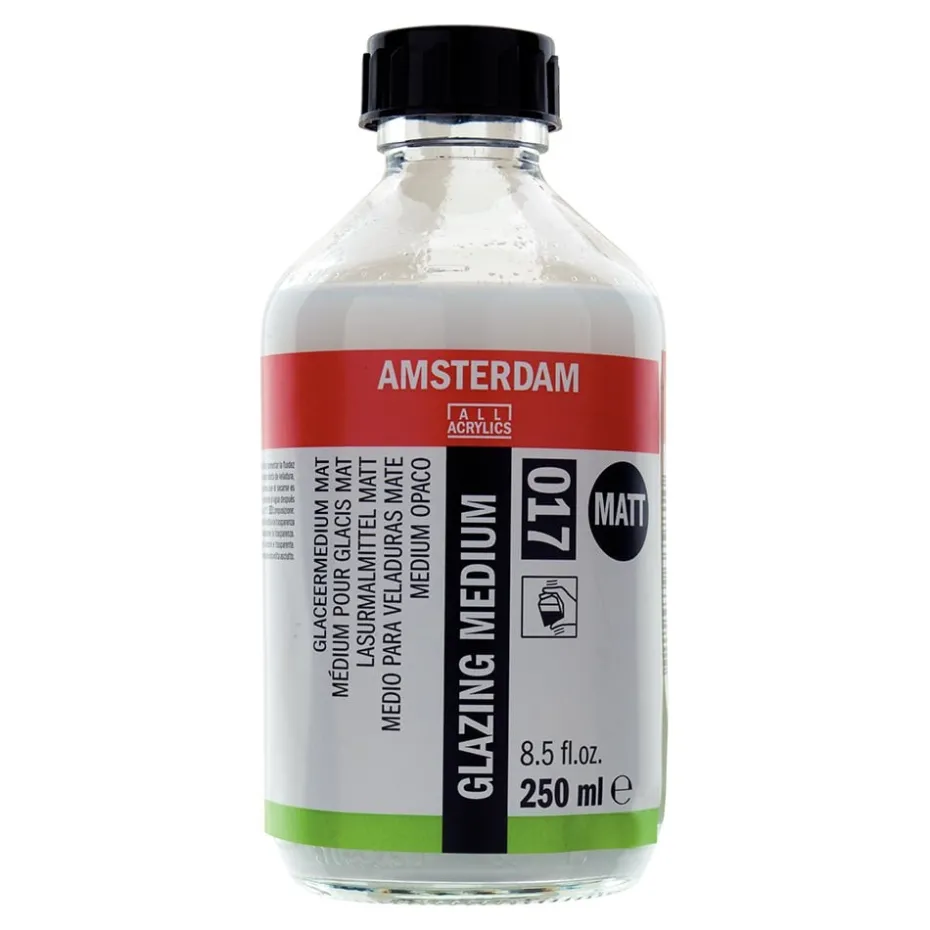 Amsterdam Medium 250ml – 017 Glazing Medium Matt