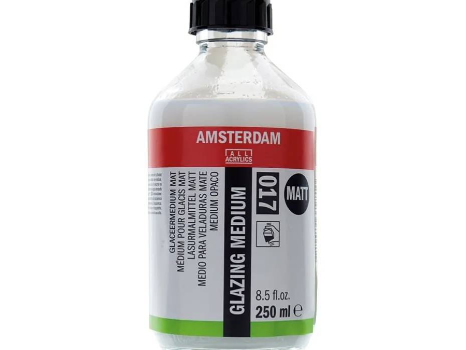 Amsterdam Medium 250ml – 017 Glazing Medium Matt