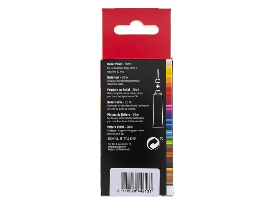 Amsterdam Relief Paint 20ml – 814 Antique Gold