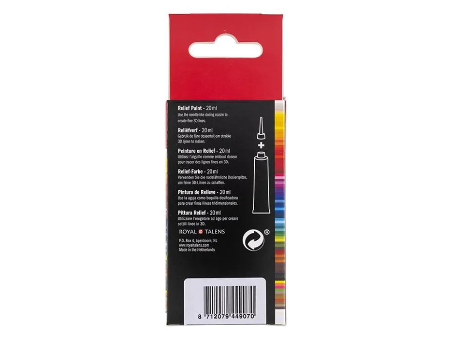 Amsterdam Relief Paint 20ml – 602 Deep Green