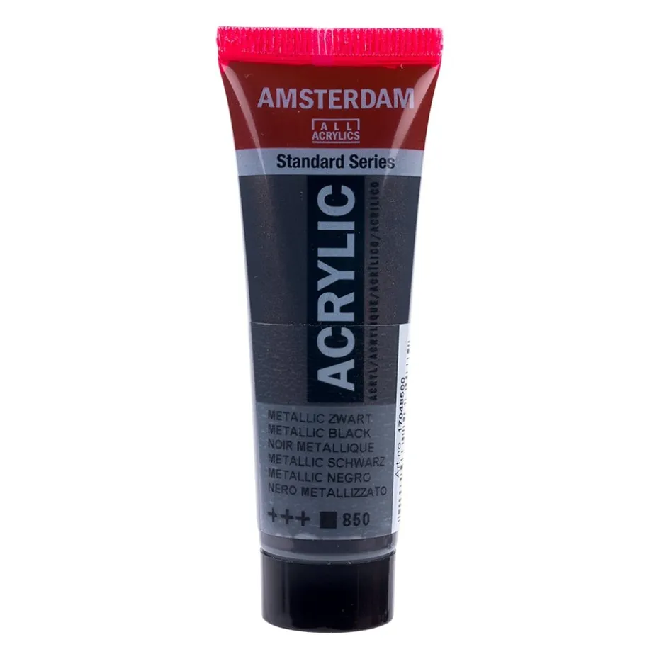 Amsterdam Standard Akryl 20ml – 850 Metallic Black