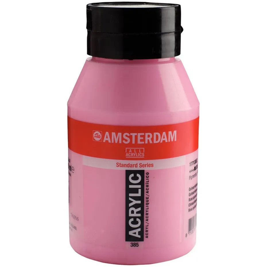 Amsterdam Standard Akryl 1000ml – 385 Quinacridone rose lt.