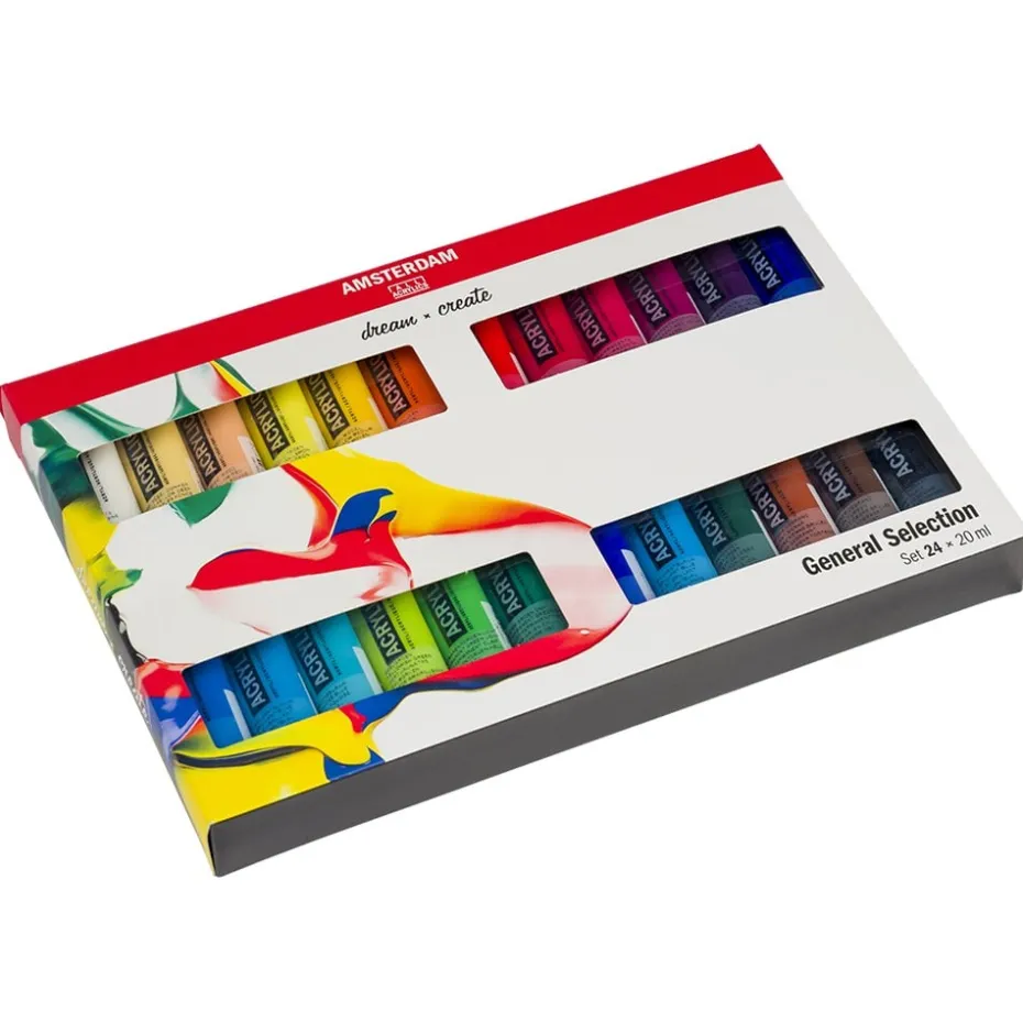 Amsterdam Standard Akryl 20ml – Sett 24 farger