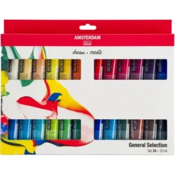 Amsterdam Standard Akryl 20ml – Sett 24 farger