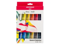 Amsterdam Standard Akryl 20ml – Sett 12 farger