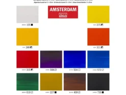Amsterdam Standard Akryl 20ml – Sett 12 farger