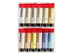 Amsterdam Standard Akryl 20ml Sett 12stk – Pastellfarger