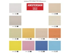Amsterdam Standard Akryl 20ml Sett 12stk – Pastellfarger