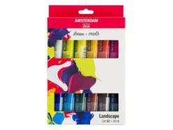 Amsterdam Standard Akryl 20ml Sett 12stk – Landskapsfarger