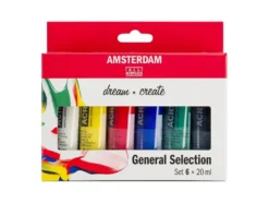 Amsterdam Standard Akryl 20ml – Sett 6 farger