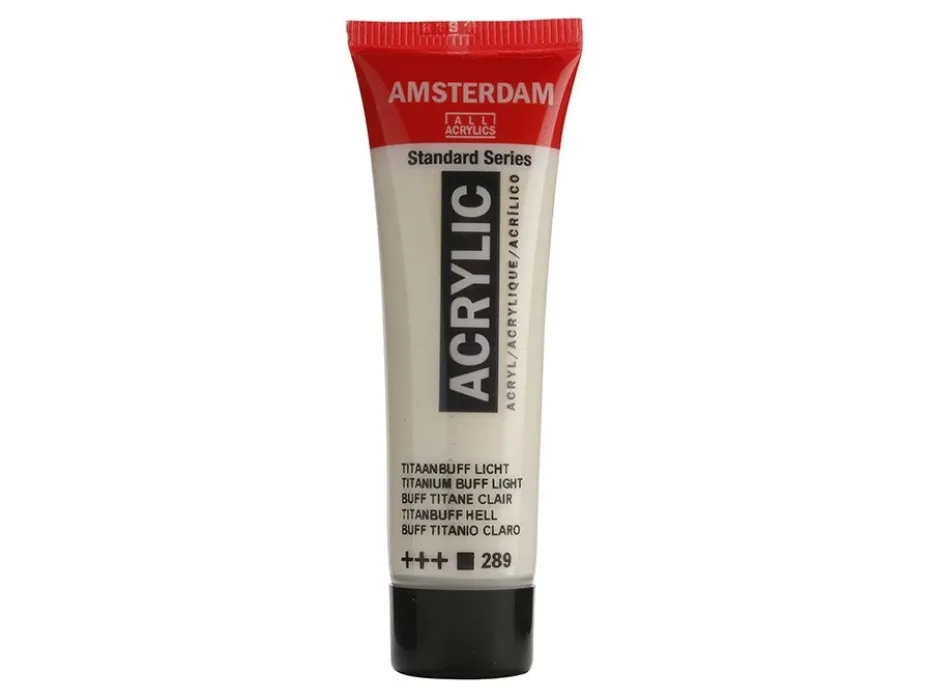 Amsterdam Standard Akryl 20ml – 289 Titanium Buff Light