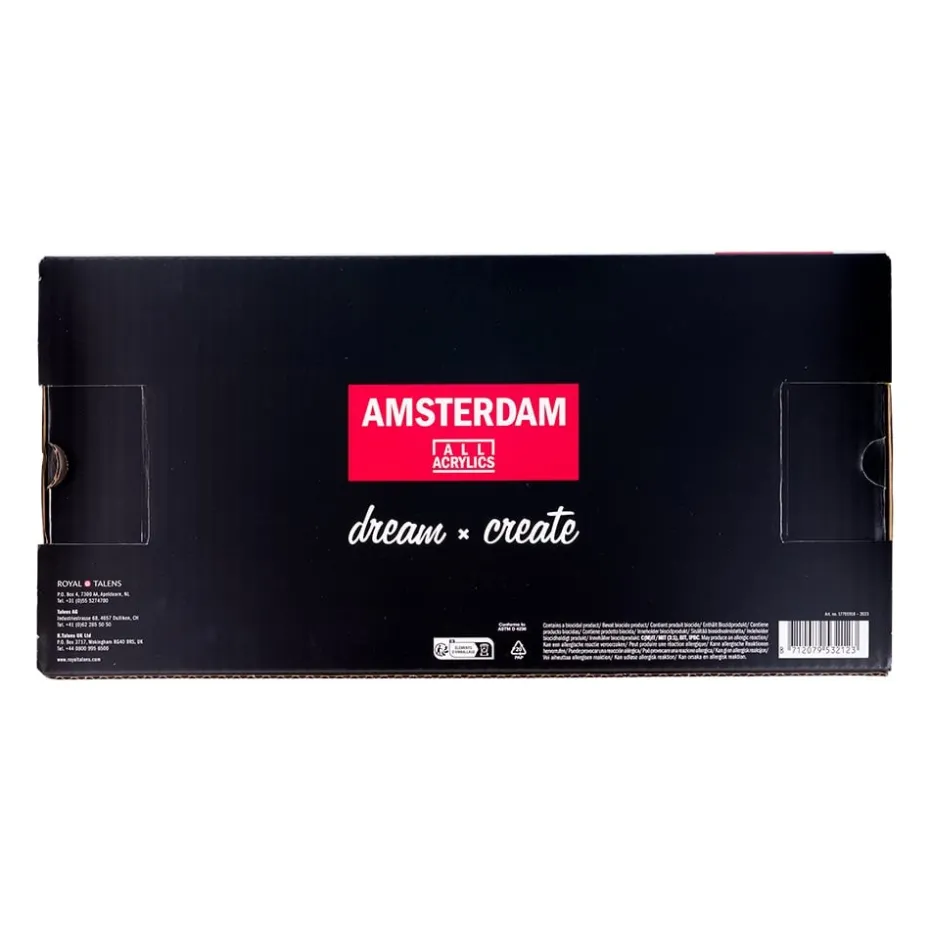 Amsterdam Standard Akryl Sett 120ml – 18 tuber – Value Pack