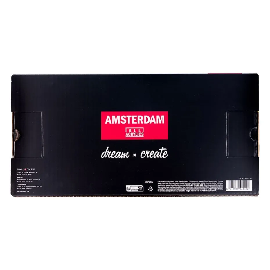 Amsterdam Standard Akryl Sett 120ml – 18 tuber – Value Pack