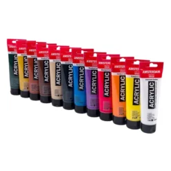 Amsterdam Standard Akryl Sett 120ml – 12 tuber – Value Pack