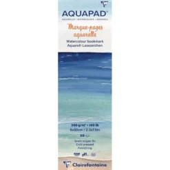 AQUAPAD Akvarellblokk Bokmerke – 20ark 300g – 6x20cm