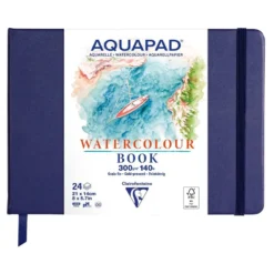 AQUAPAD Akvarellbok innbundet 300g 24ark – 21x14cm