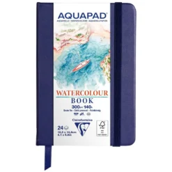 AQUAPAD Akvarellbok innbundet 300g 24ark – A6