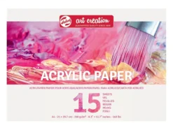 Art Creation Akrylmalingsblokk – A4 – 290g