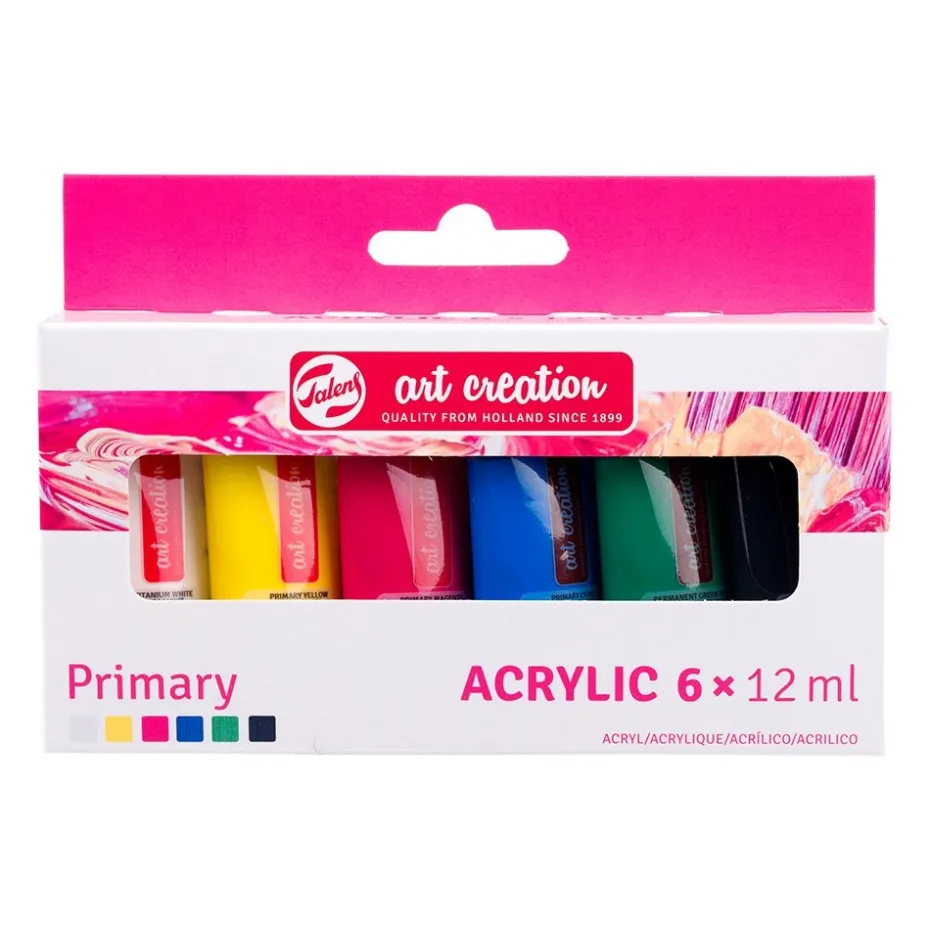 Art Creation Akrylmaling Sett 6x12ml – Primary