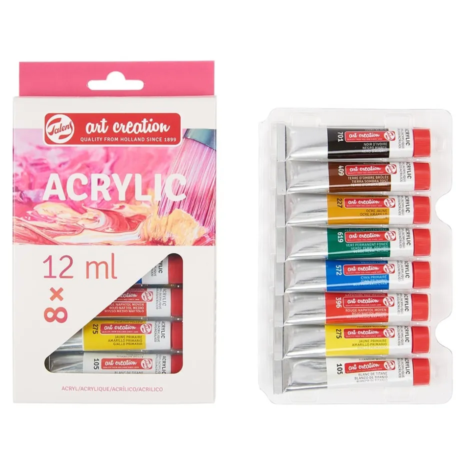 Art Creation Akrylmalingssett – 8x12ml