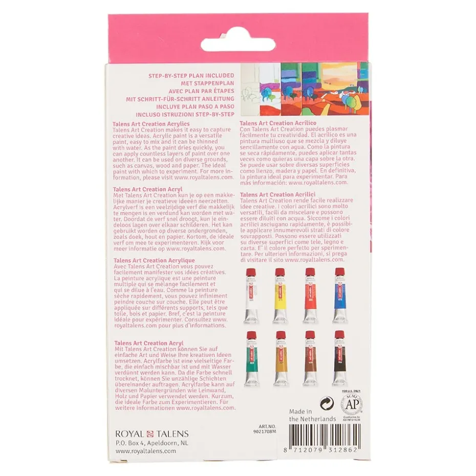 Art Creation Akrylmalingssett – 8x12ml