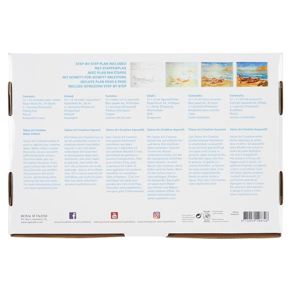Art Creation Akvarellsett – Water Colour Combi Set