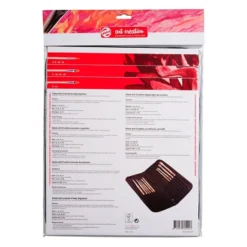 Art Creation Penselsett – Polyester 10stk – m/mappe