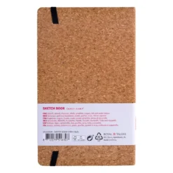 Art Creation Skissebok m/strikk 140g 13x21cm – Kork