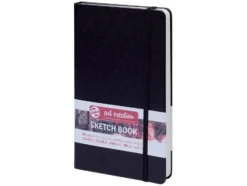 Art Creation Skissebok m/strikk 140g 13x21cm – Sort