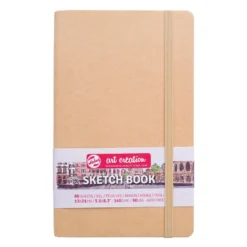Art Creation Skissebok m/strikk 140g 13x21cm – Kraft