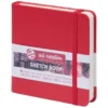 Art Creation Skissebok m/strikk 140g 12x12cm – Rød