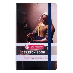 Art Creation Skissebok m/strikk 140g 13x21cm – Milk Maid