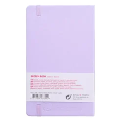 Art Creation Skissebok m/strikk 140g 13x21cm – Pastel Violet