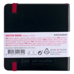Art Creation Skissebok m/strikk 140g 12x12cm – Still Life