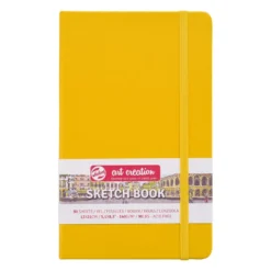Art Creation Skissebok m/strikk 140g 13x21cm – Gul