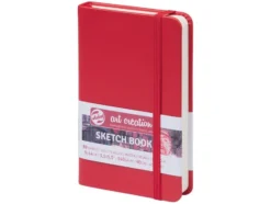 Art Creation Skissebok m/strikk 140g 9x14cm – Rød